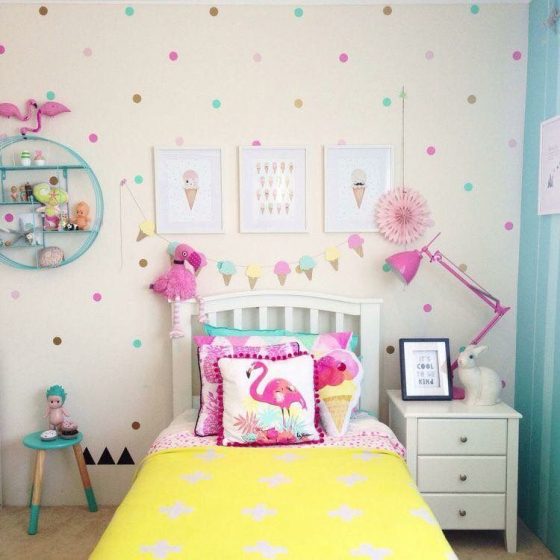 Quarto infantil poá rosa - Pilulas maternas